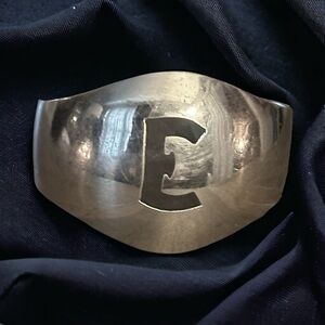 Vintage Silver Monogrammed Bracelet